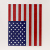 Amerikaanse vlag Jigzaag Puzzle Legpuzzel (Verticaal)