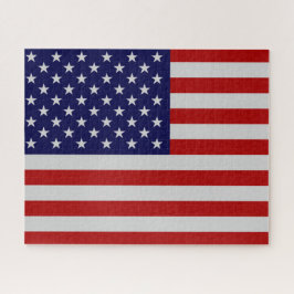Amerikaanse vlag Jigzaag Puzzle Legpuzzel