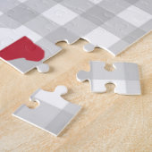 Amerikaanse vlag Jigzaag Puzzle Map Legpuzzel (Zijkant)