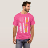 Amerikaanse vlag Jiu Jitsu T-shirt (Voorkant volledig)