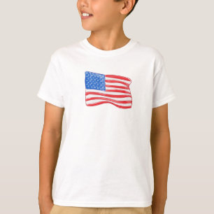 Amerikaanse vlag jongen t-shirt