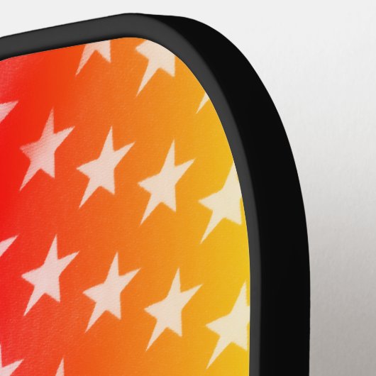 Amerikaanse vlag Jouw tekst hier pickleball paddle (Links Detail)
