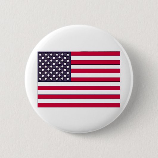 Amerikaanse vlag (Jouw tekst) Ronde Button 5,7 Cm (Voorkant)