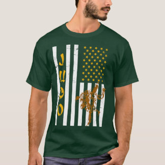 Amerikaanse vlag Judo T-shirt