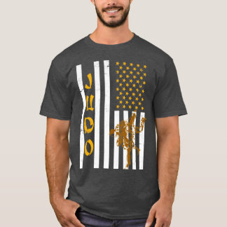 Amerikaanse vlag Judo T-shirt