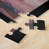 Amerikaanse vlag Juli 4 Memorial Day abstracte dig Legpuzzel (Zijkant)