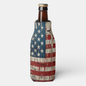 Amerikaanse vlag juli 4e fles koeler (Fles Voorkant)