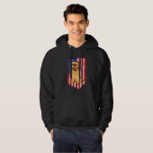 Amerikaanse vlag Juli Brussel Griffon Hoodie (Voorkant volledig)