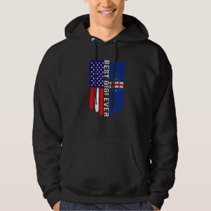 Amerikaanse vlag & Kaapverdische vlag beste Gigi o Hoodie