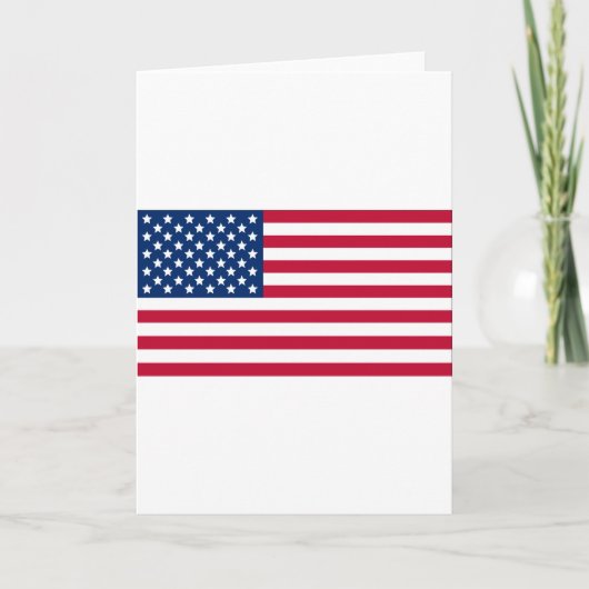 Amerikaanse vlag kaart (Voorkant)