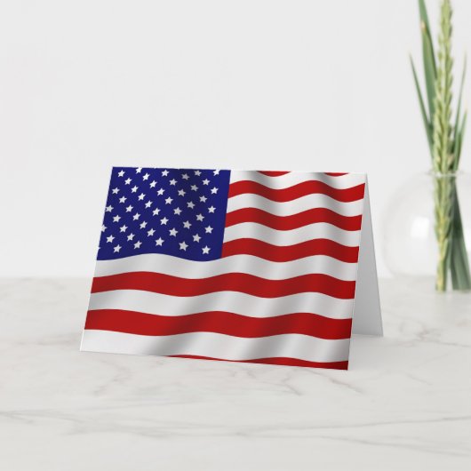 Amerikaanse vlag kaart (Voorkant)