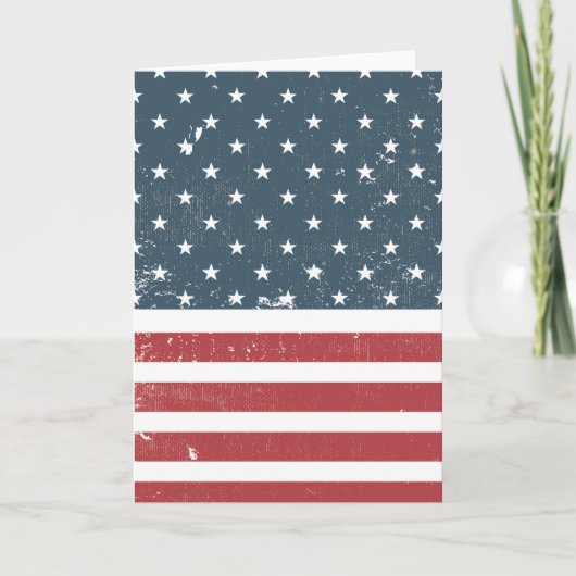 Amerikaanse vlag kaart (Voorkant)