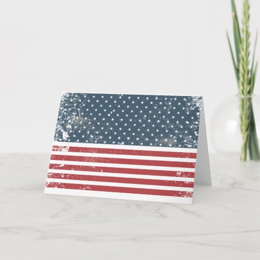 Amerikaanse vlag kaart (Voorkant)