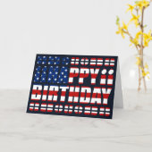 Amerikaanse vlag kaart (Gele Bloem)