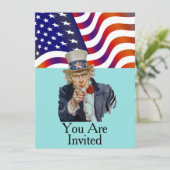 Amerikaanse vlag kaart (Staand voorkant)
