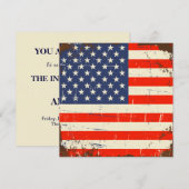  Amerikaanse vlag Kaart (Voorkant / Achterkant)