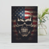 Amerikaanse vlag kaart (Staand voorkant)