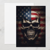 Amerikaanse vlag kaart (Voorkant / Achterkant)