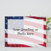 Amerikaanse vlag kaart (Staand voorkant)