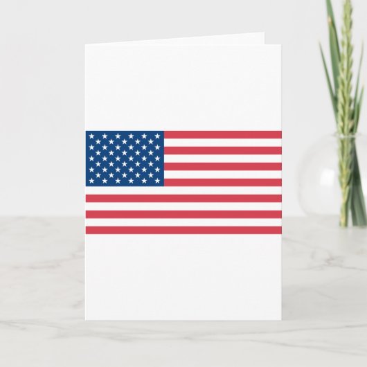 Amerikaanse vlag kaart (Voorkant)