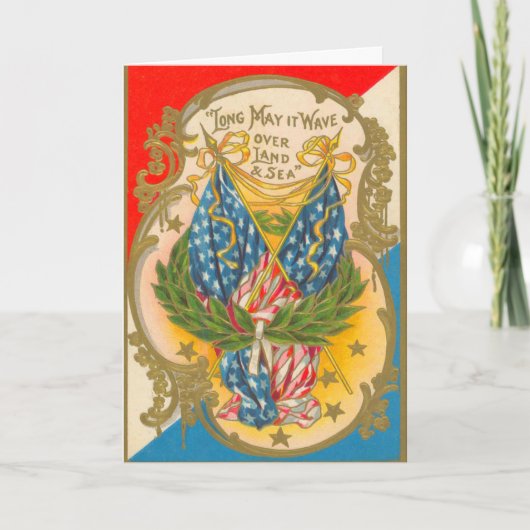  Amerikaanse vlag Kaart (Voorkant)