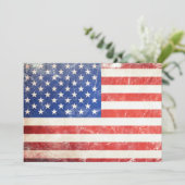 Amerikaanse vlag kaart (Staand voorkant)