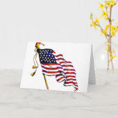 Amerikaanse vlag  kaart (Gele Bloem)