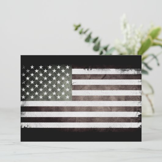 Amerikaanse Vlag Kaart (Staand voorkant)