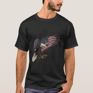Amerikaanse vlag kale adelaar Amerikaanse vlag 4th T-shirt