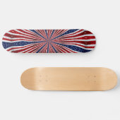 Amerikaanse vlag Kaleidoscoop Abstract 2 Persoonlijk Skateboard (Horizontaal)