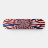 Amerikaanse vlag Kaleidoscoop Abstract 2 Persoonlijk Skateboard (Horizontaal)