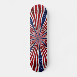 Amerikaanse vlag Kaleidoscoop Abstract 2 Persoonlijk Skateboard