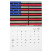 Amerikaanse vlag kalender 2025 (Mar 2027)