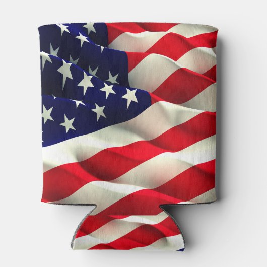 Amerikaanse vlag kan Coozie (Achterkant)
