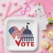 Amerikaanse vlag, Kapitaalcontrole Papieren Bordje (Feest)