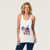 Amerikaanse vlag, Kapitaalcontrole Tanktop (Volledige Voorkant)