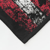 Amerikaanse vlag Karate , 4 juli patriottisch gir Fleece Deken (Hoek)