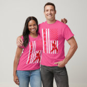Amerikaanse vlag Karate T-shirt (Unisex)