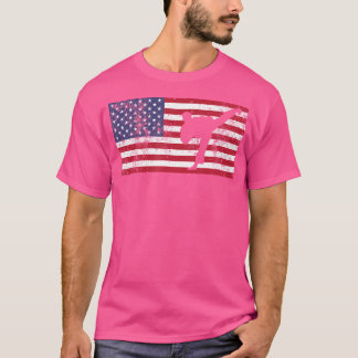 Amerikaanse vlag Karate Verenigde Staten Patriotti T-shirt