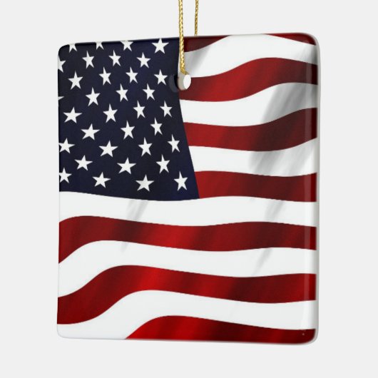 Amerikaanse vlag keramisch ornament (Links)