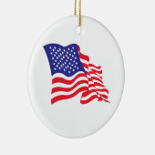 Amerikaanse vlag keramisch ornament (Rechts)