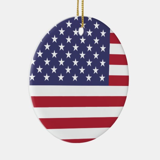 Amerikaanse vlag keramisch ornament (Rechts)