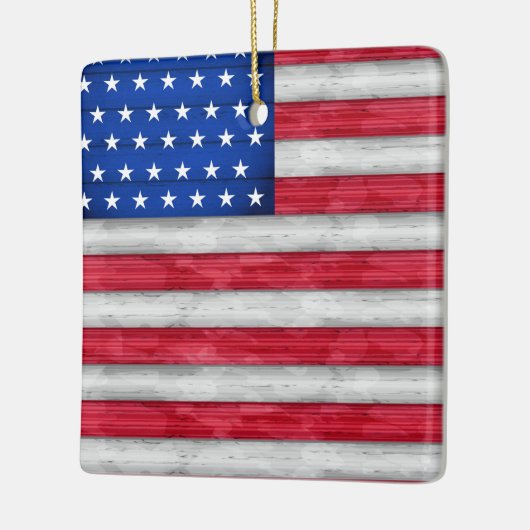 Amerikaanse vlag keramisch ornament (Links)