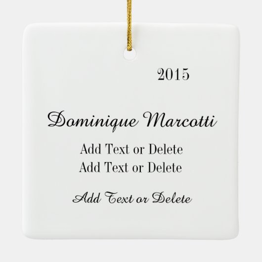 Amerikaanse vlag keramisch ornament (Achterkant)