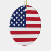 Amerikaanse vlag keramisch ornament (Rechts)