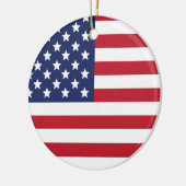 Amerikaanse vlag keramisch ornament (Links)