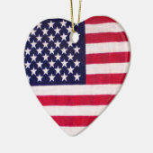 Amerikaanse vlag keramisch ornament (Links)
