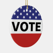 Amerikaanse vlag keramisch ornament (Rechts)