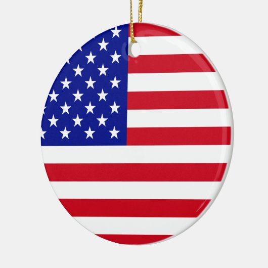 Amerikaanse vlag keramisch ornament (Links)