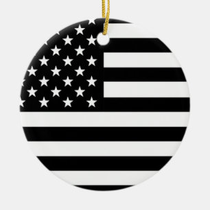 Amerikaanse vlag keramisch ornament